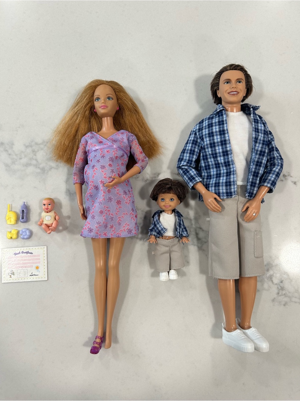 Vintage Barbie Happy Family Midge, Alan, Ryan and Baby - Picture 1 of 9